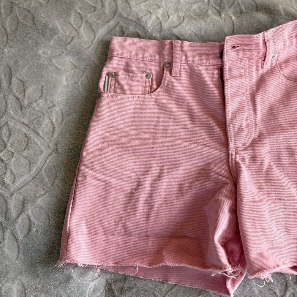 Boyish Monty Shorts High Rise Rigid Denim Cotton Size 25 Tickled Pink - Picture 3 of 7